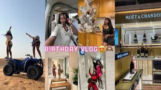 DUBAI VLOG: Desert Safari, My birthday & Aura Skypool experience💞