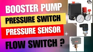 booster pump pressure switch, pressure sensor,flow switch kya hai/ plumbing int @kk technical Dubai