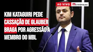 Kim Kataguiri pede cassação de Glauber Braga por agressão a membro do MBL