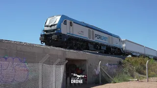 Stadler Euro 4001 02 Portren-DBCC, traslado de vagones Puerto-Juanicó. By Alan Drone Uy