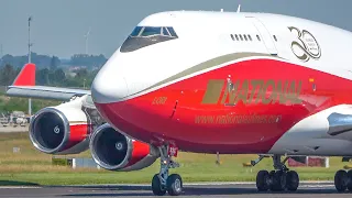 AVIATION REVIEW OF YEAR 2022 - BOEING 747 MIX - Landing, Departure ... (4K)