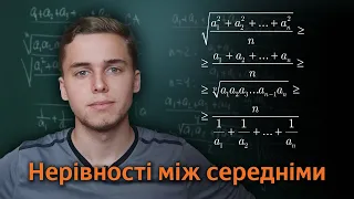 Нерівності між середніми величинами | Микита Андрух