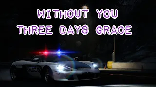 NFS Hot Pursuit Porsche Carrera GT GMV: Without You by Three Days Grace