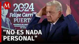 AMLO advierte 'pelea legal' contra el caso de María Amparo Casar: “No es nada personal”