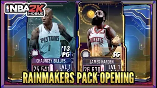 PINK DIAMOND HARDEN RAINMAKERS RETURN ELITE PACK OPENING! | NBA2K Mobile S2 Rainmakers