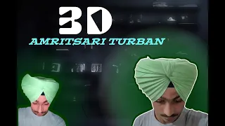 AMRITSARI DASTAR TUTORIAL||BEST SHAPE||#dastar #new #turban #jattwaad #newvideo #viral #punjabi