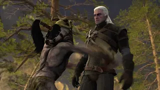 STANDING HERE, I REALIZE but nekker and Geralt