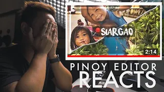 Pinoy Editor Reacts | The Heart of Siargao - A Cinematic Travel Video