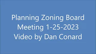 Runnemede Planning Zoning Board Meeting 1 25 2023