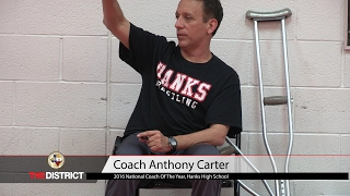 Hanks H.S. Wrestling Coach Anthony Carter wins National Coach of the Year