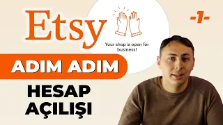 Etsy 'de Nasıl Mağaza Açabilirim? 🔑 Adım Adım Etsy Satıcı Hesabı Açılışı (Ücretsiz ETSY EĞİTİMİ)