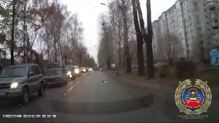 Наезд на пешехода на ул. Хромова в Твери