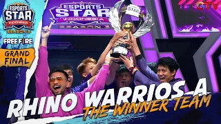 Rhino Warrios A Terpilih Sebagai Winner Team | ESPORTS STAR INDONESIA S3 GTV 2022