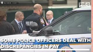 Some Baltimore County police officers deal with discrepancies in pay