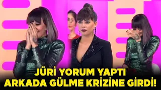 Jüri Ayşegül Doğan'a Yorum yaptıkça Özden Cerrahoğlu Arkada Gülme Krizine Girdi!