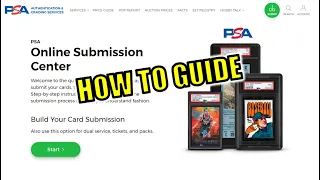 LATEST UPDATE! How to Submit Trading Cards to PSA!