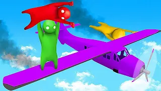 Драка с большим пингом веселье и угар в Ганг Бист Gang Beasts