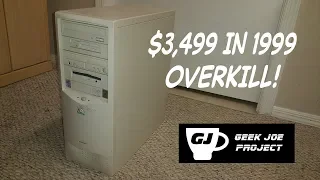 $3,499! OVERKILL Windows 98 Pentium III Computer In 1999! Gateway Performance 700 Overview