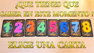 QUÉ NECESITO SABER EN ESTE MOMENTO? ESCOGE UNA CARTA Tarot Gratis Tarot Interactivo