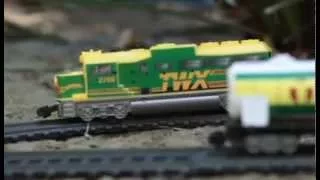 Power City Train Crash With Explosion