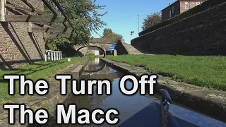 199. The end of the Macclesfield canal and turning onto the Peak Forest in my narrowboat