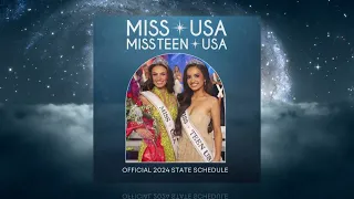 miss USA Preliminary dates for the USA
