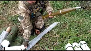 Preparing missile for SPG-9