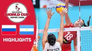 RUSSIA vs. ARGENTINA - Highlights | Women's Volleyball World Cup 2019