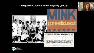 The Legacy of Patsy Mink and Title IX