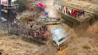 Heavy rain caused the China river overflow, 10.000 residents escape as floods swept China city