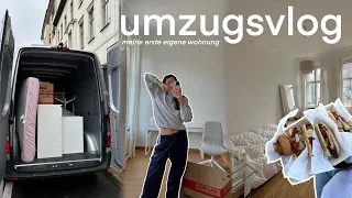 umzugsvlog / erste eigene wohnung + empty room tour