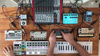 Volca Synthwave / Retrowave Jam (2018-08-12 Part I)