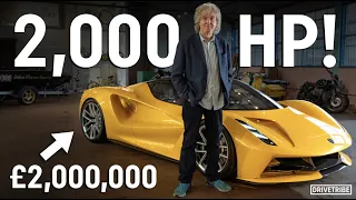 James May's first look at the 2000hp Lotus Evija