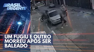 Policial pega carona de moto e mata ladrão