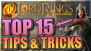 15 tips you did not know [will level up your game] Lord of the Rings: War