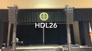 RCF HDL 26-A vs HDL 6-A Loudspeaker Review and Comparison
