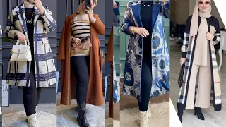 موضة شتاء 2023/2024✨معاطف شتوية 2024 tendance manteau🥰 hijab 2024, جديد معاطف الشتاء 2024