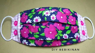 Face Mask Sewing Tutorial - Make Fabric Face Mask At Home - DIY Cloth Face Mask (Easy pattern) #mask