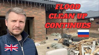 English Russian Family Home Flooded | Can We Save Our Home? Damage Assessed. Clean Up Continues