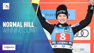 Nika Kriznar (SLO) | Winner | Women's Normal Hill | Ljubno | FIS Ski Jumping