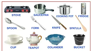 Vocabulaire des matériels de la cuisine en Anglais