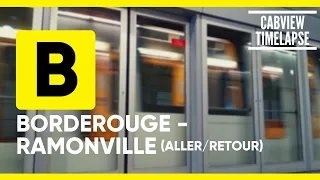Ligne B • Borderouge/Ramonville TIMELAPSE (Aller/Retour) 2020