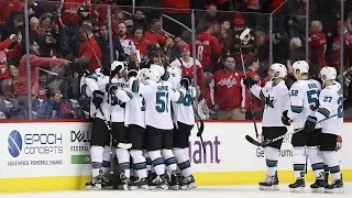 Evander Kane, Tomas Hertl spark late rally to win it in OT