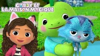 Les Gabbychats élèvent un dinosaure | GABBY ET LA MAISON MAGIQUE | Netflix