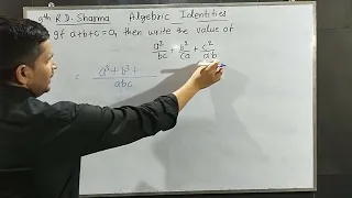 If a+b+c=0, then write the value of a^2/BC+b^2/ca+c^2/ab, @CM-Internal ,@mahimathmagical