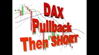 DAX Today 30 May, small pullback, then short again