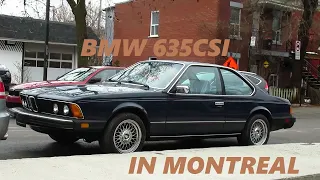 APRIL 2022 - BEAUTY OF BMW 633 CSI SEEN IN MONTREAL QUEBEC