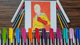 How to draw One punch man season 3 | how to draw Saitama for beginners | drawing One punch man Easy!