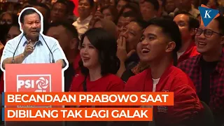 Prabowo Bercanda: Ada yang Bilang Saya Tak Lagi Galak, Namanya Juga Sudah Dua Kali Kalah