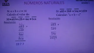 CEPRE II  S01 Aritmética: Números Naturales